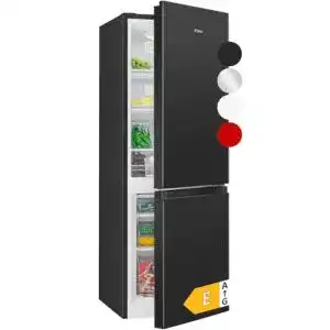 Kühlschrank schwarz Bomann KG 320.2 Kühlgefrierkombination