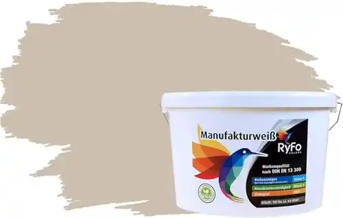 Wandfarbe Beige RyFo Colors Bunte Wandfarbe Manufakturweiß