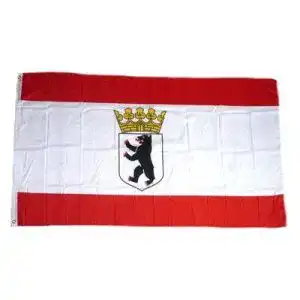 Berlin-Flagge FahnenMax® Flaggenking 17046 Berlin Flagge