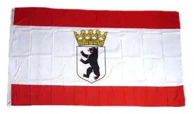 Berlin-Flagge FahnenMax® Flaggenking 17046 Berlin Flagge