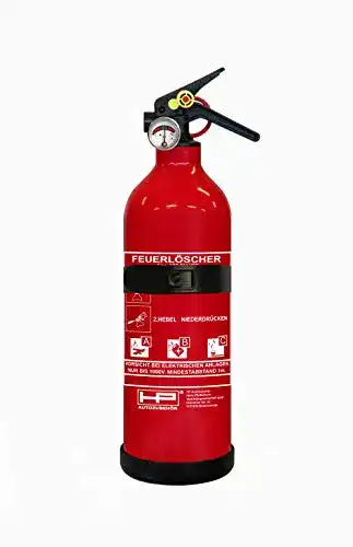 Auto-Feuerlöscher HP-Autozubehör 10151 Auto Feuerlöscher ABC 1kg Pulverlöscher