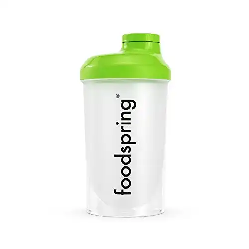 Shaker foodspring Eiweiß , 500ml, BPA-frei, einfache Reinigung