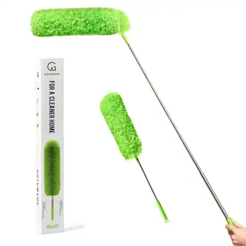 Spinnwebenbesen GÜTEWERK Teleskop, waschbar, 252 cm lang