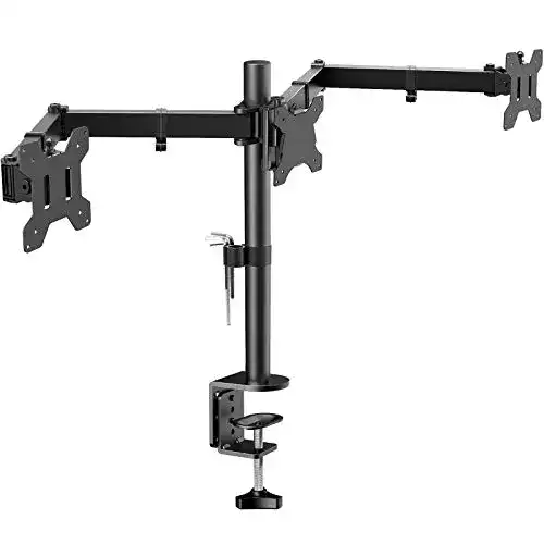 Monitorhalterung (2 Monitore) HUANUO für 3 Monitore 13-27 Zoll