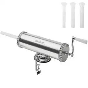 Wurstfüller Deuba Aluminium mit Tischklemme 3 Füllrohre