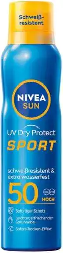 Nivea-Sonnencreme NIVEA SUN UV Dry Protect Sport LSF 50