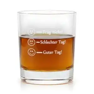 Whiskyglas Geschenke 24 Leonardo, Frag Nicht – Guter Tag