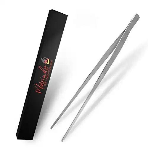 Kochpinzette Marindo Grillpinzette, 30cm lang, rostfreier Edelstahl