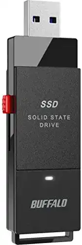 USB-Stick (1 TB) BUFFALO 1TB SSD-Put Portable SSD, USB 3.2