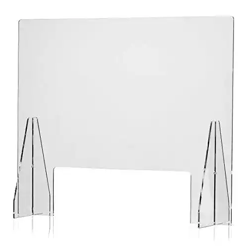 Spuckschutz-Stellwand Amasana Acryl Wand, Transparent, 70 x 100