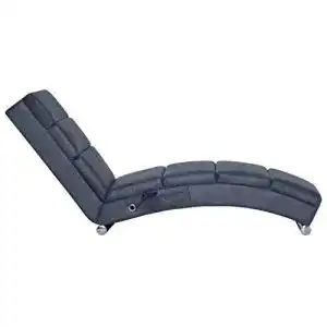 Relaxliege Tidyard Chaiselongue, Wildleder-Optik Grau