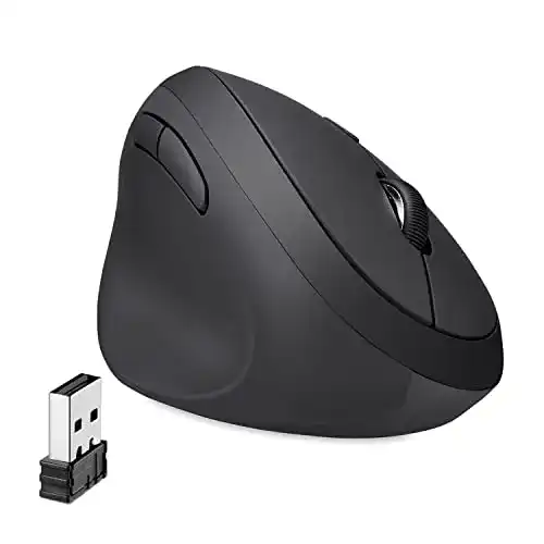 Ergonomische Maus (Linkshänder) Perixx Perimice-719L, kabellos
