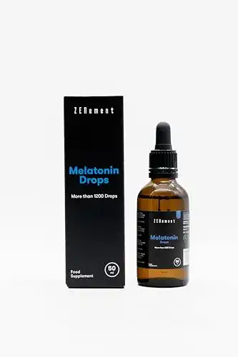 Einschlaftropfen Zenement Melatonin Tropfen, 1500 Tropfen hochdosiert