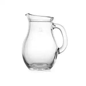 Glaskrug Pasabahce Bistro 80102 – Krug Wasserkrug, 1 Liter, max