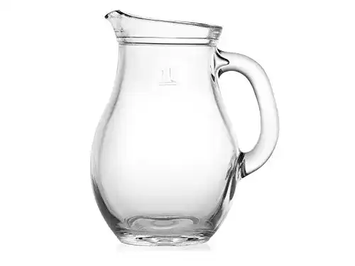 Glaskrug Pasabahce Bistro 80102 – Krug Wasserkrug, 1 Liter, max