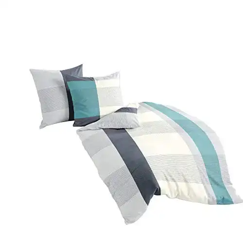 Mako-Satin-Bettwäsche Bierbaum Bettwäsche 4643, Mako-Satin