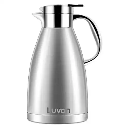 Isolierkanne Edelstahl Luvan 304 18/10 Thermoskanne