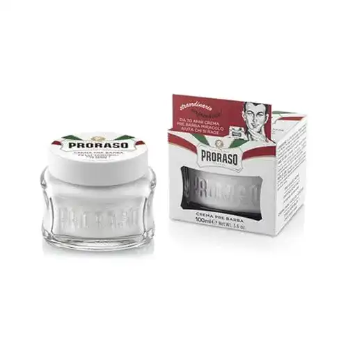 Pre-Shave Proraso White Cream Anti-Irritation, 100 ml