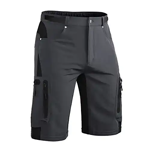 Bike-Shorts Herren Hiauspor kurze Hosen, leichte Wanderhose