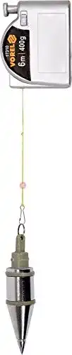 Senklot VOREL 400g 6 Meter mit automatischem Einzug u. Magnet