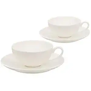 Teetassen Buchensee Set aus Fine Bone China Porzellan. 2 je 150ml