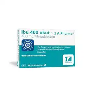 Ibuprofen 1A PHARMA Ibu 400 akut, 1 A Pharma, 400 mg Tabletten