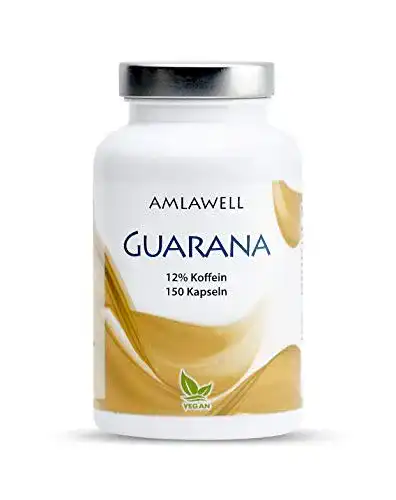 Guarana-Kapseln Amlawell 150 Kapseln Guaranasamenpulver