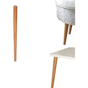 Tischbeine (Holz) Euro Tische 4er Set Holz Tischbeine Buche Natur