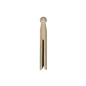 Holzklammern Rayher 6400500 Rundkopf-Wäscheklammern 11 cm