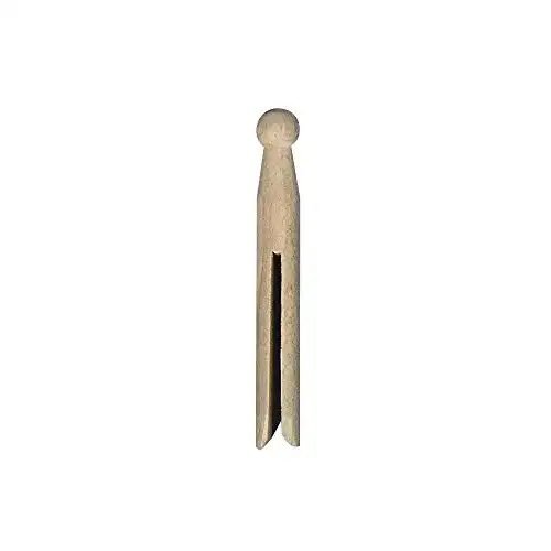 Holzklammern Rayher 6400500 Rundkopf-Wäscheklammern 11 cm