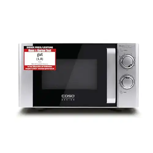 Mikrowelle mit Grill Caso, MG20 Ecostyle Ceramic 2-in-1, 700 W