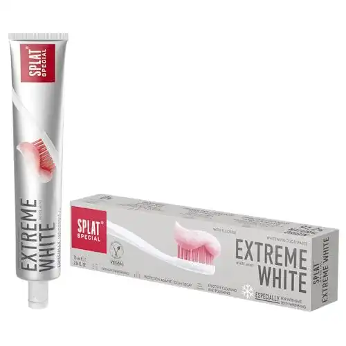 Die beste SPLAT-Zahnpasta SPLAT SPECIAL Extreme White Zahnpasta 75ml 2026 Test Bestseller SPLAT-Zahnpasta SPLAT SPECIAL Extreme White Zahnpasta 75ml