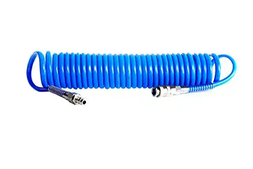 Druckluftschlauch IMPLOTEX Spiralschlauch – Länge 7,62 Meter