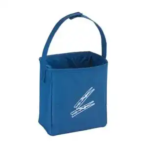 Klammerbeutel WENKO Wäsche Blau, Polyester, Blau