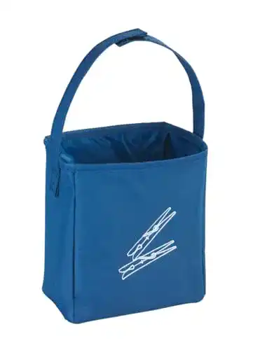 Klammerbeutel WENKO Wäsche Blau, Polyester, Blau