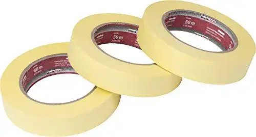 Malerkrepp Werkzeyt Kreppband 50 m x 25 mm – 3er Set