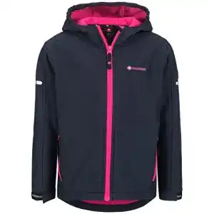 Softshelljacke Höhenhorn Cledo Kinder Kids Navy/Pink Gr. 128