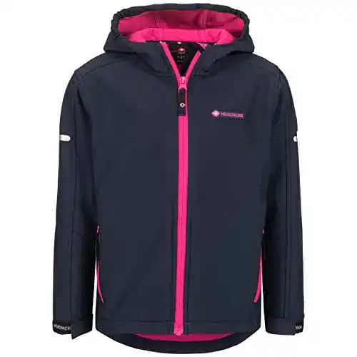 Softshelljacke Höhenhorn Cledo Kinder Kids Navy/Pink Gr. 128