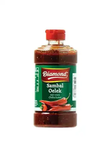 Sambal Oelek Diamond, sehr scharf, 6er Pack (6 x 425 g)