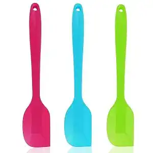 Teigschaber Umi Amazon Brand, Set, Silikon Spatel, 3-teilig