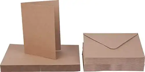 Klappkarte Craft UK Limited XXL-Kartenset 50 Doppelkarten