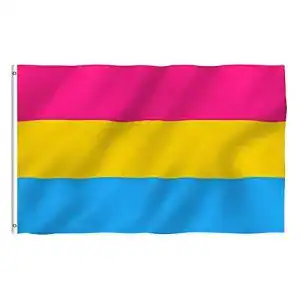 Pan-Flagge Exuberanter 5 Ft X 3 Ft Pansexual Pride Flag, Gay Pride
