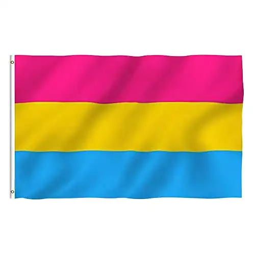 Pan-Flagge Exuberanter 5 Ft X 3 Ft Pansexual Pride Flag, Gay Pride