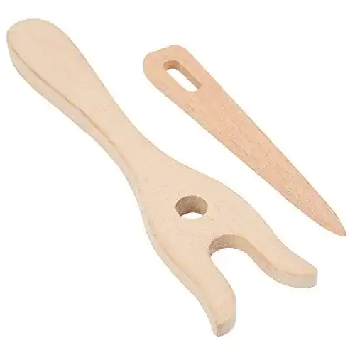 Strickgabel HEEPDD 2 STÜCKE Webrahmenzubehör