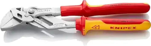 Zangenschlüssel Knipex Zange und Schraubenschlüssel isoliert