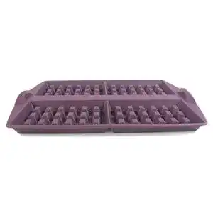 Silikon-Waffelform Tupperware Backen Silikonform Waffeln lila