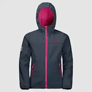 Softshelljacke Jack Wolfskin FOURWINDS Jacke Kids, Night Blue