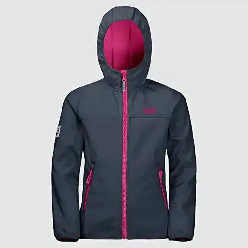 Softshelljacke Jack Wolfskin FOURWINDS Jacke Kids, Night Blue