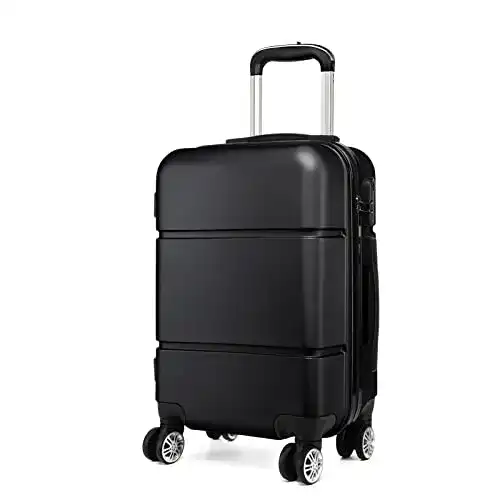 Kono-Koffer KONO Reisekoffer Handgepäck Koffer mit Rollen