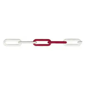 Absperrkette Reidl Kunststoffkette rot-weiss 8 mm x 25 m